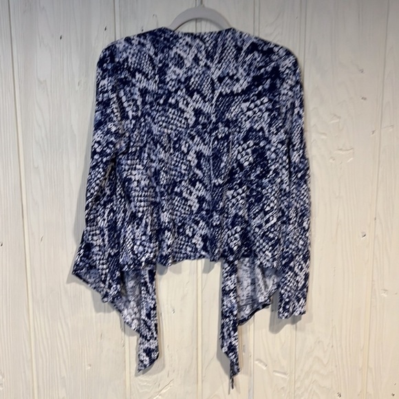 BELLE by Kim Gravel Open Cardigan with Long Front - Picture 5 of 8